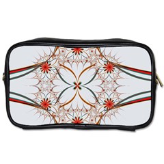 Artwork Fractal Allegory Art Floral Toiletries Bag (one Side) by Sudhe