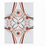 Artwork Fractal Allegory Art Floral Large Garden Flag (Two Sides) Front