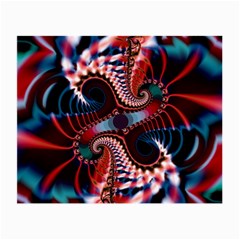 Abstract Fractal Artwork Colorful Art Small Glasses Cloth by Sudhe