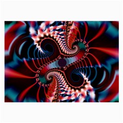 Abstract Fractal Artwork Colorful Art Large Glasses Cloth (2 Sides) by Sudhe