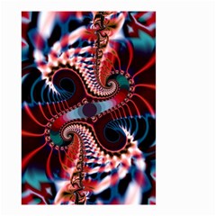 Abstract Fractal Artwork Colorful Art Small Garden Flag (two Sides) by Sudhe