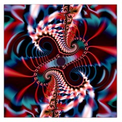 Abstract Fractal Artwork Colorful Art Large Satin Scarf (square) by Sudhe