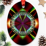 Artwork Fractal Allegory Art Ornament (Oval) Front