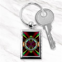 Artwork Fractal Allegory Art Key Chain (Rectangle)