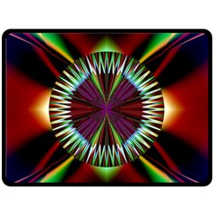 Artwork Fractal Allegory Art Fleece Blanket (Large) 