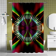 Artwork Fractal Allegory Art Shower Curtain 48  x 72  (Small) 