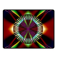 Artwork Fractal Allegory Art Double Sided Fleece Blanket (Small) 