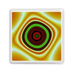 Digital Art Background Yellow Red Memory Card Reader (square) by Sudhe