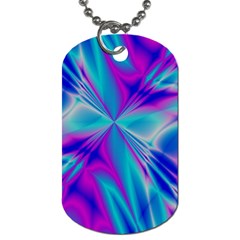 Background Design Pattern Colorful Dog Tag (two Sides)