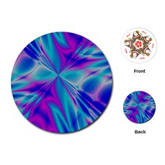 Background Design Pattern Colorful Playing Cards Single Design (round) by Sudhe