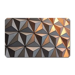 3d Abstract  Pattern Magnet (Rectangular)