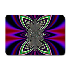 Abstract Artwork Fractal Background Pattern Small Doormat  by Sudhe