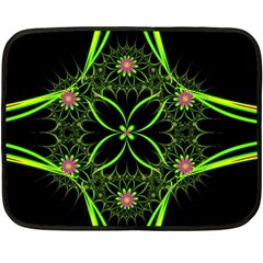 Artwork Fractal Allegory Art Fleece Blanket (mini) by Sudhe