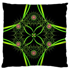 Artwork Fractal Allegory Art Large Cushion Case (two Sides) by Sudhe