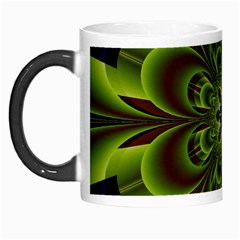 Abstract Flower Artwork Art Floral Green Morph Mugs by Sudhe