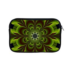 Abstract Flower Artwork Art Floral Green Apple Macbook Pro 13  Zipper Case by Sudhe