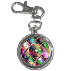 Fractal Artwork Abstract Background Key Chain Watches by Sudhe