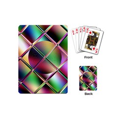 Fractal Artwork Abstract Background Playing Cards Single Design (mini) by Sudhe