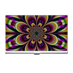 Abstract Flower Artwork Art Business Card Holder by Sudhe