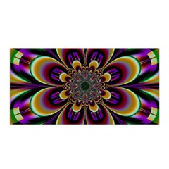 Abstract Flower Artwork Art Satin Wrap by Sudhe