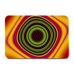 Digital Art Background Yellow Red Plate Mats by Sudhe