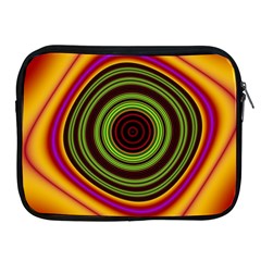 Digital Art Background Yellow Red Apple Ipad 2/3/4 Zipper Cases by Sudhe