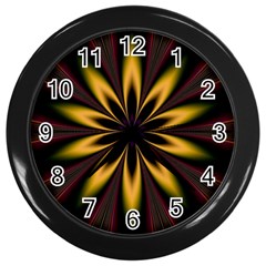 Fractal Artwork Idea Allegory Art Pattern Wall Clock (black) by Sudhe