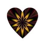 Fractal Artwork Idea Allegory Art Pattern Heart Magnet Front