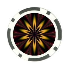 Fractal Artwork Idea Allegory Art Pattern Poker Chip Card Guard by Sudhe