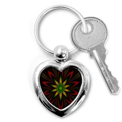 Fractal Artwork Idea Allegory Art Key Chain (heart) by Sudhe