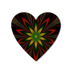 Fractal Artwork Idea Allegory Art Heart Magnet by Sudhe