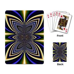 Abstract Artwork Fractal Background Playing Cards Single Design (rectangle) by Sudhe