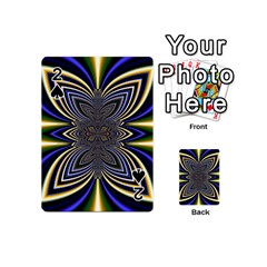 Abstract Artwork Fractal Background Playing Cards 54 Designs (mini) by Sudhe