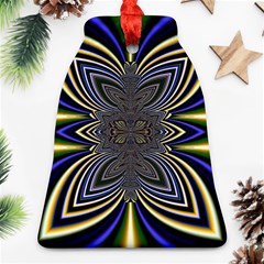 Abstract Artwork Fractal Background Bell Ornament (two Sides) by Sudhe