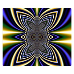 Abstract Artwork Fractal Background Double Sided Flano Blanket (small)  by Sudhe