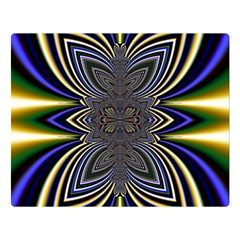 Abstract Artwork Fractal Background Double Sided Flano Blanket (large)  by Sudhe