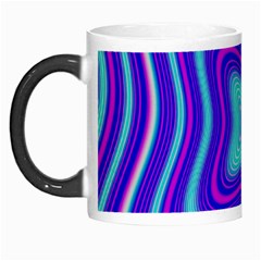 Abstract Artwork Fractal Background Blue Morph Mugs by Sudhe