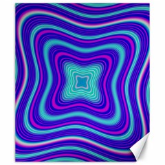 Abstract Artwork Fractal Background Blue Canvas 20  X 24 