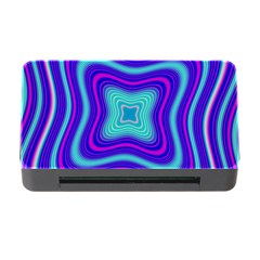 Abstract Artwork Fractal Background Blue Memory Card Reader With Cf by Sudhe