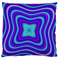 Abstract Artwork Fractal Background Blue Standard Flano Cushion Case (two Sides) by Sudhe