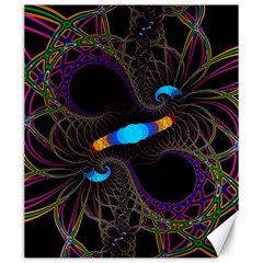 Fractal Artwork Abstract Background Canvas 20  X 24 