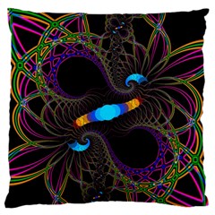 Fractal Artwork Abstract Background Standard Flano Cushion Case (two Sides) by Sudhe