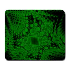 Background Texture Design Geometric Green Black Large Mousepads by Sudhe