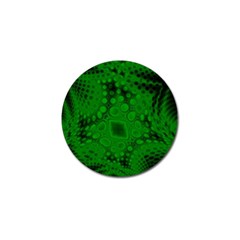 Background Texture Design Geometric Green Black Golf Ball Marker (10 Pack) by Sudhe