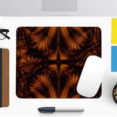 Background Pattern Yellow Gold Black Large Mousepads by Sudhe