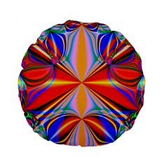 Abstract Art Fractal Art Standard 15  Premium Flano Round Cushions