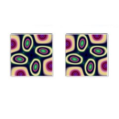 Abstract Artwork Fractal Background Art Pattern Cufflinks (square) by Sudhe