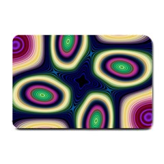 Abstract Artwork Fractal Background Art Pattern Small Doormat  by Sudhe