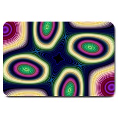 Abstract Artwork Fractal Background Art Pattern Large Doormat  by Sudhe