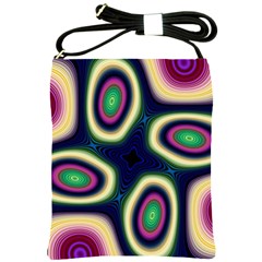 Abstract Artwork Fractal Background Art Pattern Shoulder Sling Bag by Sudhe